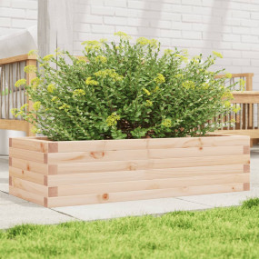 Garden Planter Natural Wood Solid Pine Wood Large Garde...