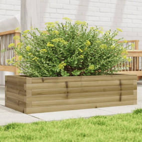 Garden Planter Natural Wood Vacuum pressure treated pin...