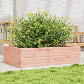 Garden Planter Natural wood color Solid Douglas Fir woo...