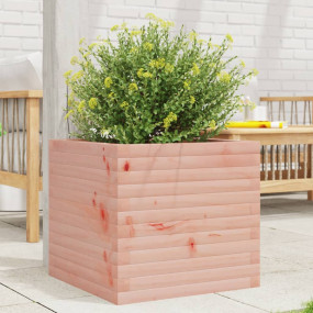 Garden Planter Natural wood Solid Douglas wood Medium