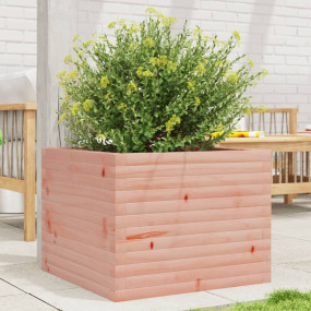 Garden Planter Natural Wood Solid Douglas Fir Wood Medi...