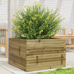 Garden Planter Natural Wood Vacuum pressure treated pin...