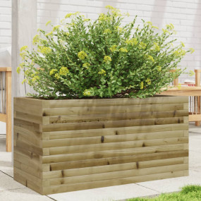Garden Planter Light brown wood Vacuum pressure treated...