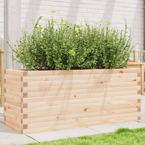 Garden Planter Natural Wood Solid Pine Wood Large Garde...