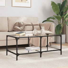 Coffee Table Transparent Engineered wood Medium Simple