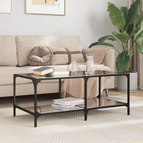 Coffee Table Black glass
