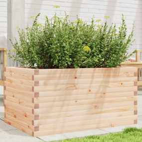 Garden Planter Natural wood Solid pine wood Medium Gard...