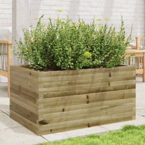 Garden Planter Natural wood Pressure-treated pine wood ...