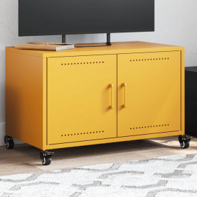 TV Cabinet Mustard Yellow Cold-rolled steel Medium TV C...