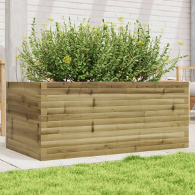 Garden Planter Natural wood Treated pine wood 43.3 x 23...
