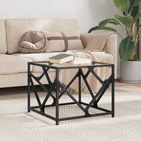 Coffee Table Transparent glass and steel
