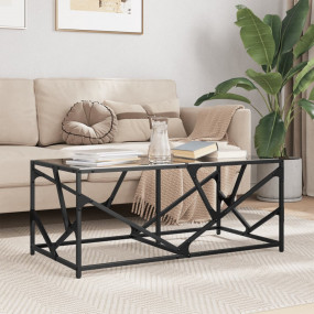 Coffee Table Black Engineered wood, stainless steel, an...