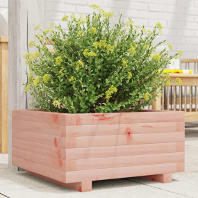 Garden Planter Natural wood Solid Douglas wood Medium D...