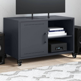 TV Cabinet Anthracite Cold-rolled steel Small