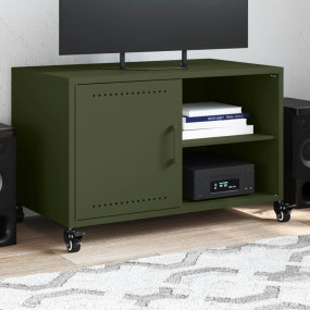 TV Cabinet Olive Green Cold-rolled steel Small Storage