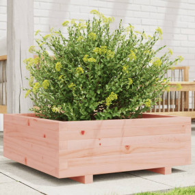 Garden Planter Natural wood Solid Douglas wood 27.6 x 2...