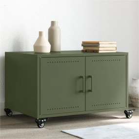Coffee Table Olive Green Cold-Rolled Steel Medium Coffe...