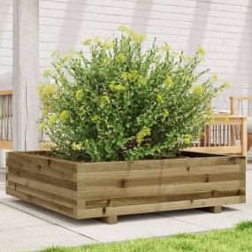 Garden Planter Pine Treated Pinewood Large Decorative I...