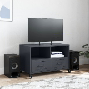 TV Cabinet Anthracite Cold-rolled Steel Compact TV Cabi...