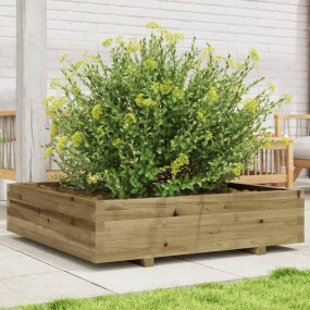 Garden Planter Natural Wood Treated Pine Wood Tough
