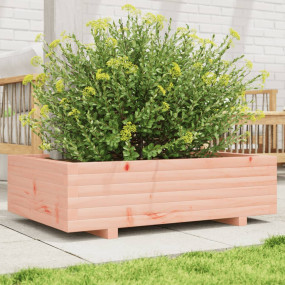 Garden Planter Natural Wood Solid Douglas Fir Wood Larg...