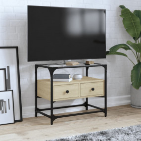 TV Cabinet Sonoma Oak Engineered Wood Standard TV Cabin...