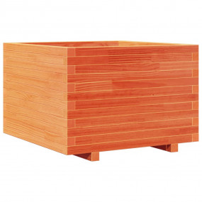 Garden Planter Wax Brown Solid pinewood Medium Durable
