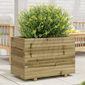 Garden Planter Natural Pine Treated pinewood 27.6 x 15....
