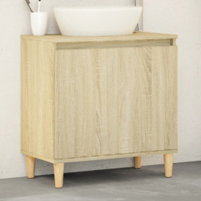 Sink Cabinet Sonoma oak Engineered wood Medium Sink Cab...