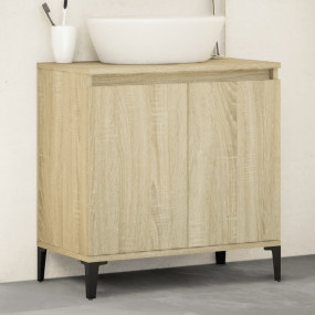 Sink Cabinet Sonoma oak Engineered wood, metal Regular