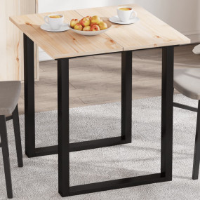 Table Top Set of 2 Natural Pine Solid Pine wood 27.6x13...