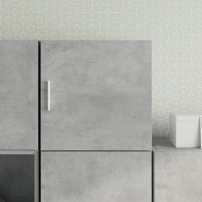 Wall Cabinet Concrete grey Engineered wood Medium Stora...