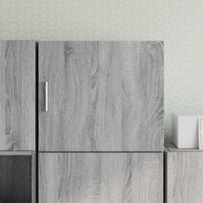 Wall Cabinet Gray Sonoma Engineered Wood Compact Wall C...