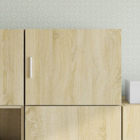Wall Cabinet Sonoma Oak Engineered wood 19.7x16.7x15.7 ...
