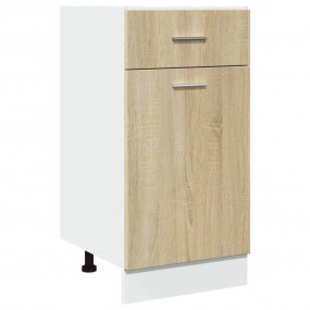 Drawer Bottom Cabinet Sonoma oak Engineered wood Medium