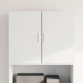 Wall Cabinet White Engineered wood Medium Wall Cabinet