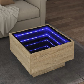 Coffee Table Sonoma oak Engineered wood, glass Medium