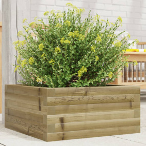 Garden Planter Natural Wood Vacuum pressure-treated pin...