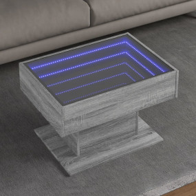 Coffee Table Grey Sonoma Engineered wood, Glass Medium