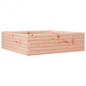 Garden Planter Natural Wood Solid Douglas Wood Medium