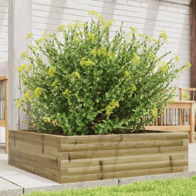 Garden Planter Pressure-treated pine 31.5 x 31.5 x 9.1 ...
