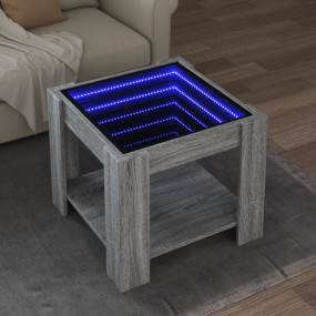 Coffee Table Grey sonoma Engineered wood, Glass Medium