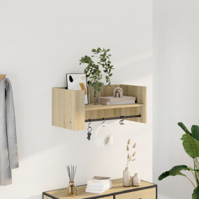 Wall Shelf Sonoma oak Engineered wood 27.8 in x 13.8 in...