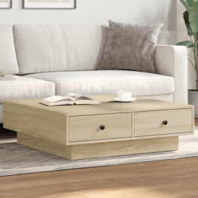 Coffee Table Sonoma Oak Engineered wood, metal 35.4 x 3...