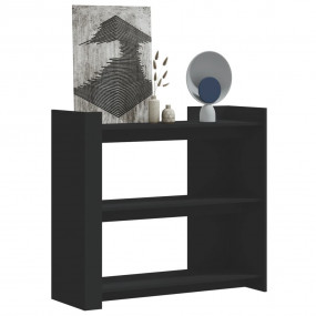 Console Table Black Engineered wood 39.4 x 13.8 x 35.4 ...