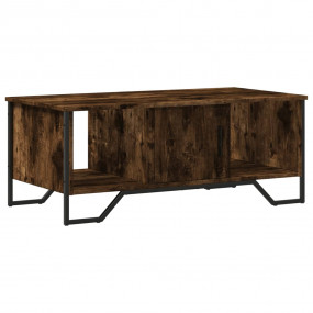 Coffee Table Smoked oak Engineered wood, metal