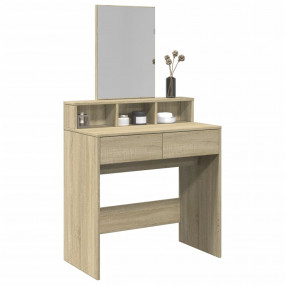 Dressing Table Sonoma oak Engineered wood, glass