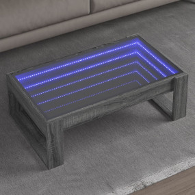 Coffee Table Grey Sonoma Engineered wood, Glass Medium