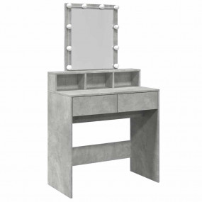 Dressing Table Concrete Grey Engineered wood Medium