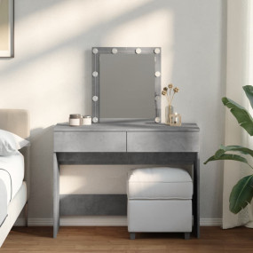 Dressing Table Concrete Grey Engineered Wood